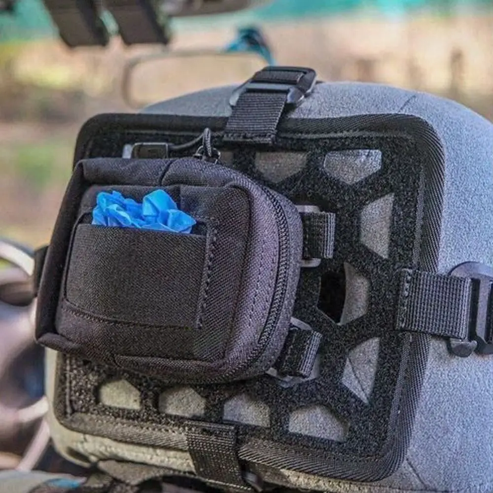 Tough Nylon Duty Belt Gloves Pouch Solid Color Portable Molle Accessory Pouch Multifunctional Storage Outdoor Hunting Bag Coin