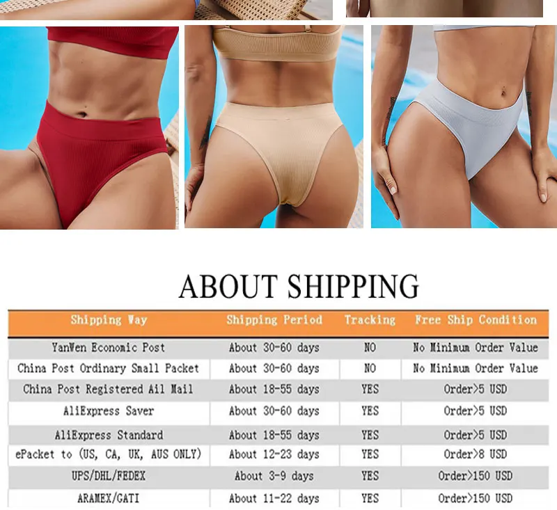 2PCS Womens Seamless Low-Rise Thong - Soft Breathable Brazilian Underwear