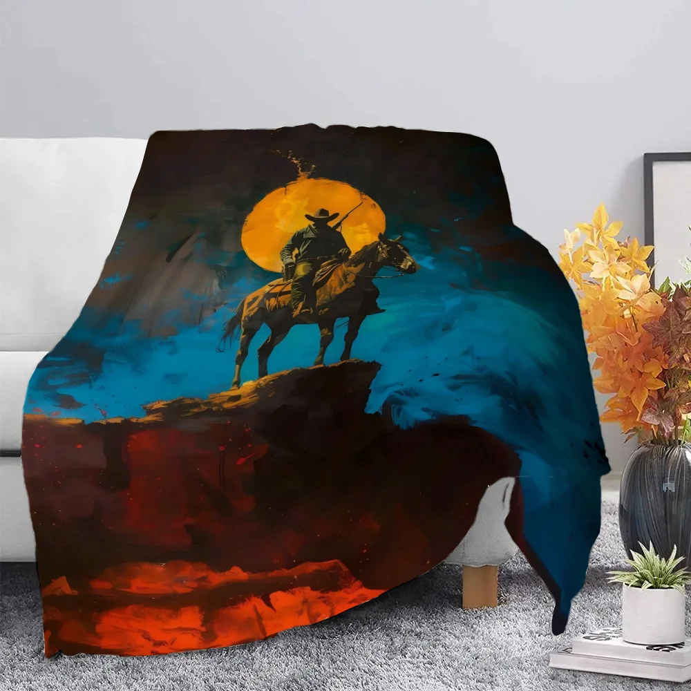 Games Red Dead Redemption 2 Printed Blanket Picnic Blankets Warm Blanket Soft and Comfortable Blanket Home Travel Birthday Gift 4