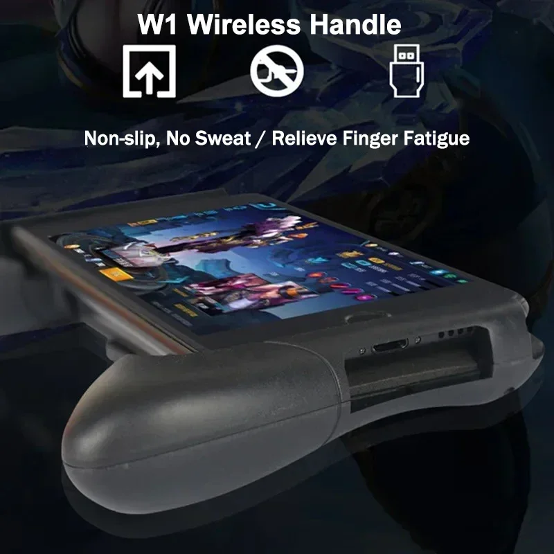 W1 Joystick per gamepad per telefono cellulare per PUBG Obiettivo di tiro Maniglia per IPhone IOS Android Accessori da gioco Supporto per telefono Grip - immagine 3