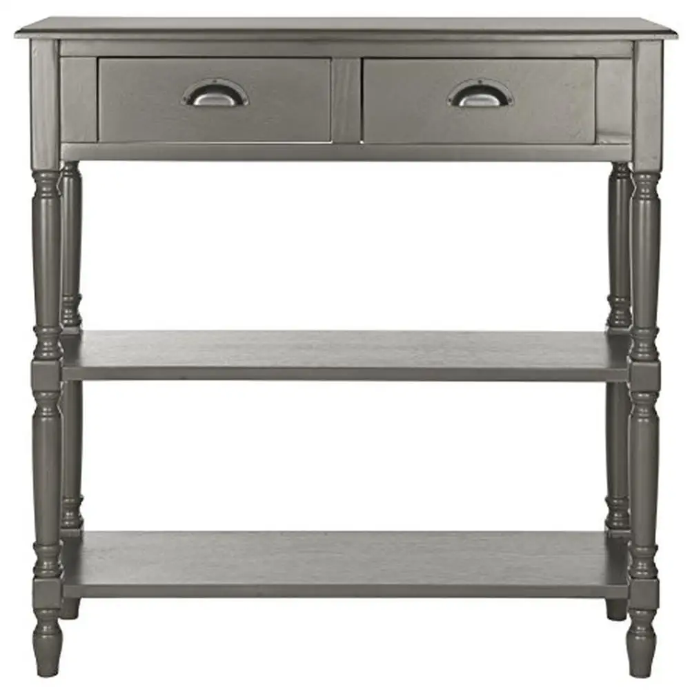 

Rustic Pine Wood Entryway Console Table Solid Construction Home Décor 36" x 13" x 36