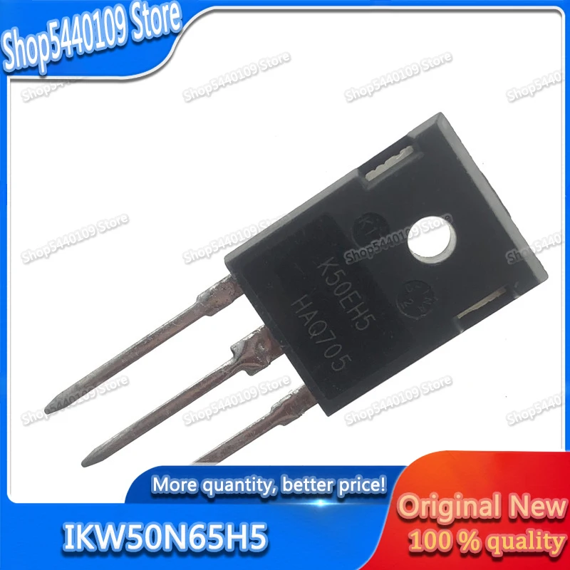 Transistor IGBT de potencia, 10 unidades, IKW50N65H5 IKW50N65F5 TO 247