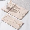 Wabi Sabi style natural cave stone flat plate Irregular edged beige cave stone tray Aromatherapy perfume jewelry storage tray 2