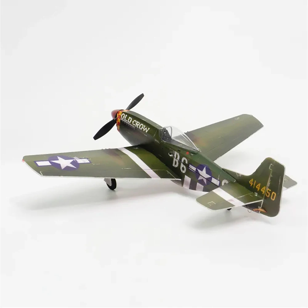 MinimumRC P51 420mm Wingspan RC Airplane Fighter with Retractable Landing Gear KIT + Motor 4