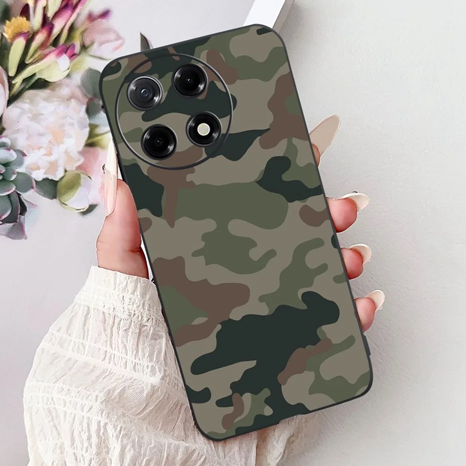 Sleek Black Silicon Soft TPU Phone Case - Modern Design Back Cover