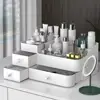 Multi-functional Countertop Storage Box With Drawers Large Capacity Pen Holder And Hair Accessories Desktop Storage Shelf 1
