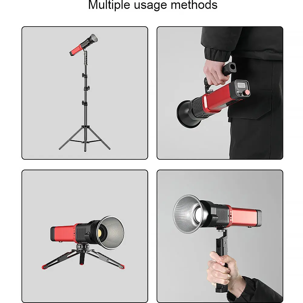 GVM LED 포켓 라이트, 웨딩 사진, 조명용 앱 제어, 2700K-6800K 이중 색상 필 라이트, 60W 손전등, PD60B