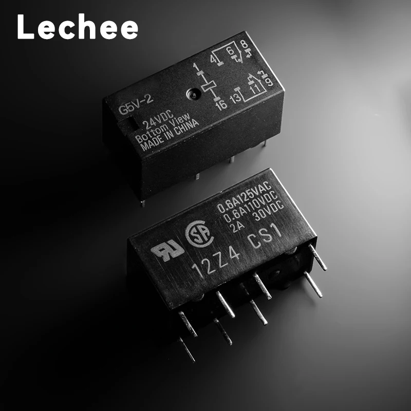 2-Piece Set: Versatile Low Signal Relay with Multiple Voltage Options