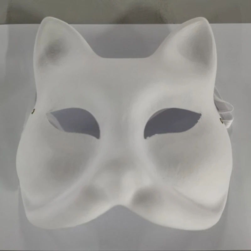 

Half Face Mask Masquerade Mask Halloween Party Mask Foxes Mask DIY Cat Mask