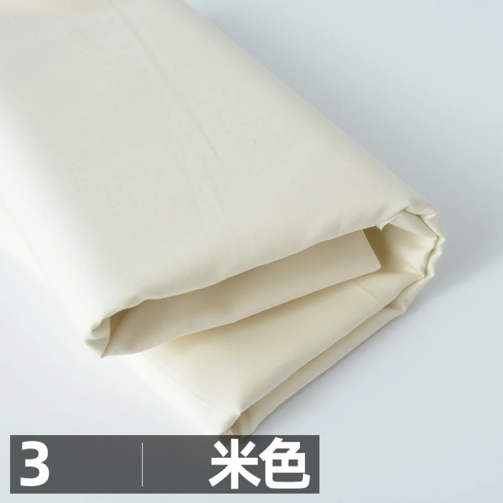 100*140cm Full Cotton Poplin Clothing Children's Shirtdress Patchwork DIY Summer Fabric Plain Cotton Fabric by the Yard - Image 4