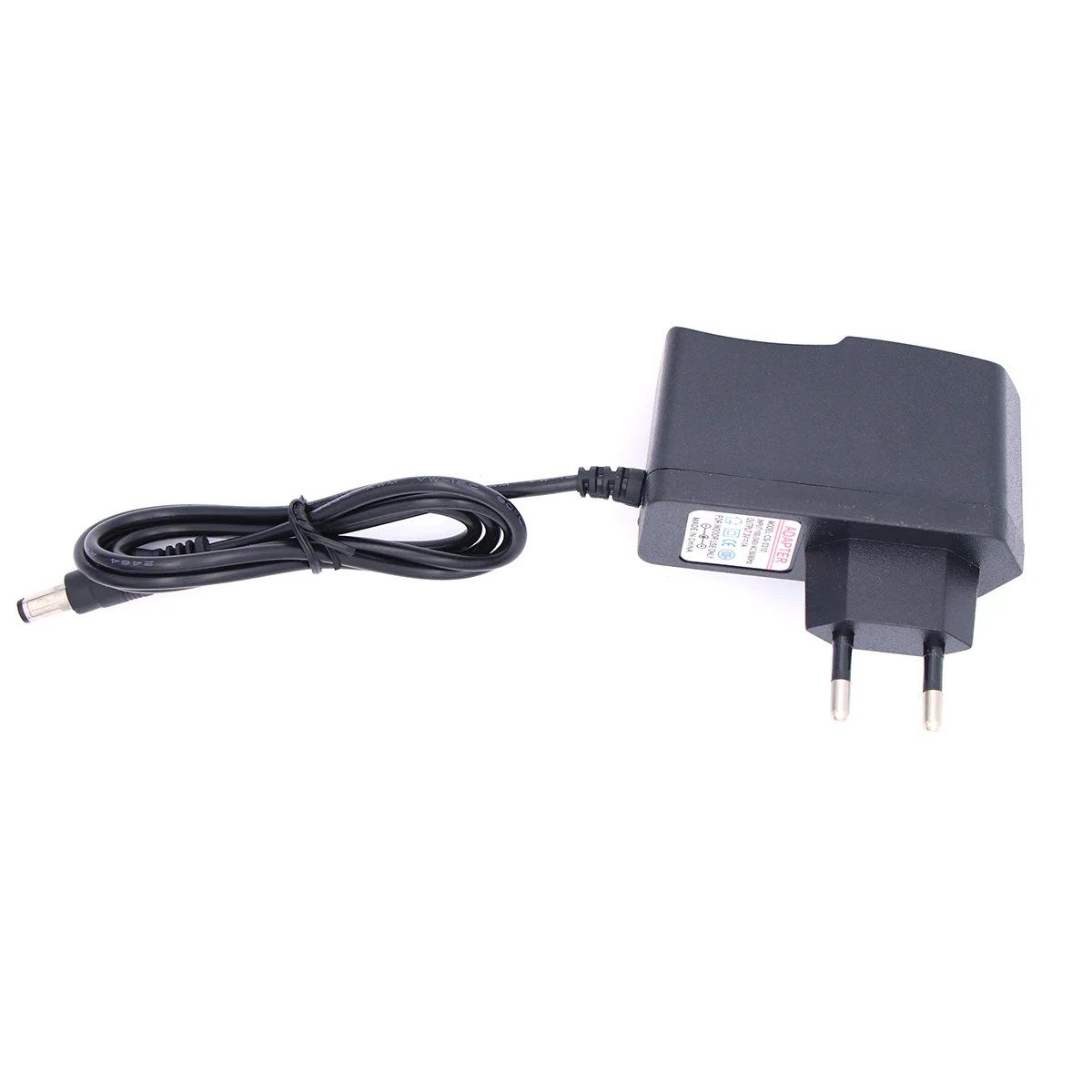 

AC 100-240V DC 6V 1A 5.5mm x 2.1mm Power Adapter with EU-plug Power Adapter (Black)