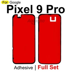 Front LCD Display and Rear Battery Cover Adhesive Replacement Sticker (Pixel 9Pro - Full Set)