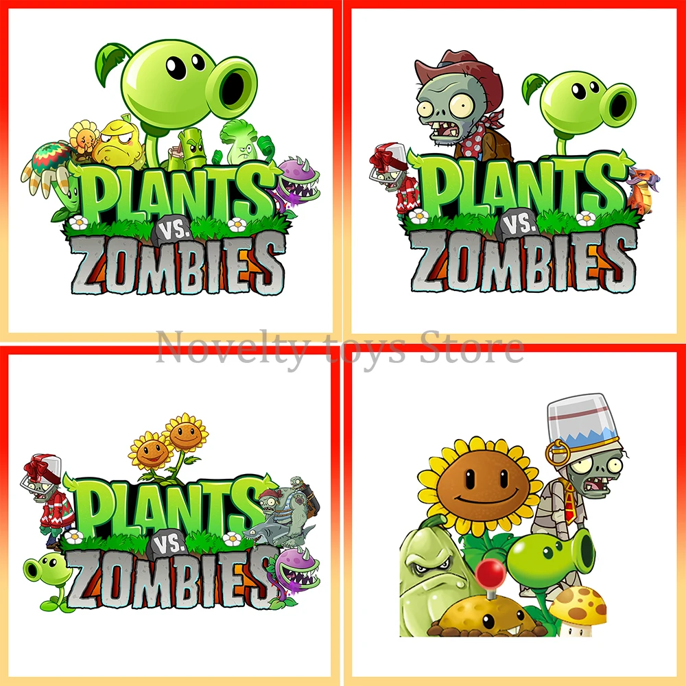 Piante Vs. Zombies Iron On Letters Toppe A Trasferimento Termico In Vinile Per Vestiti Vestiti Vestiti Things Thermo Stickers Bambino Patch Applique R