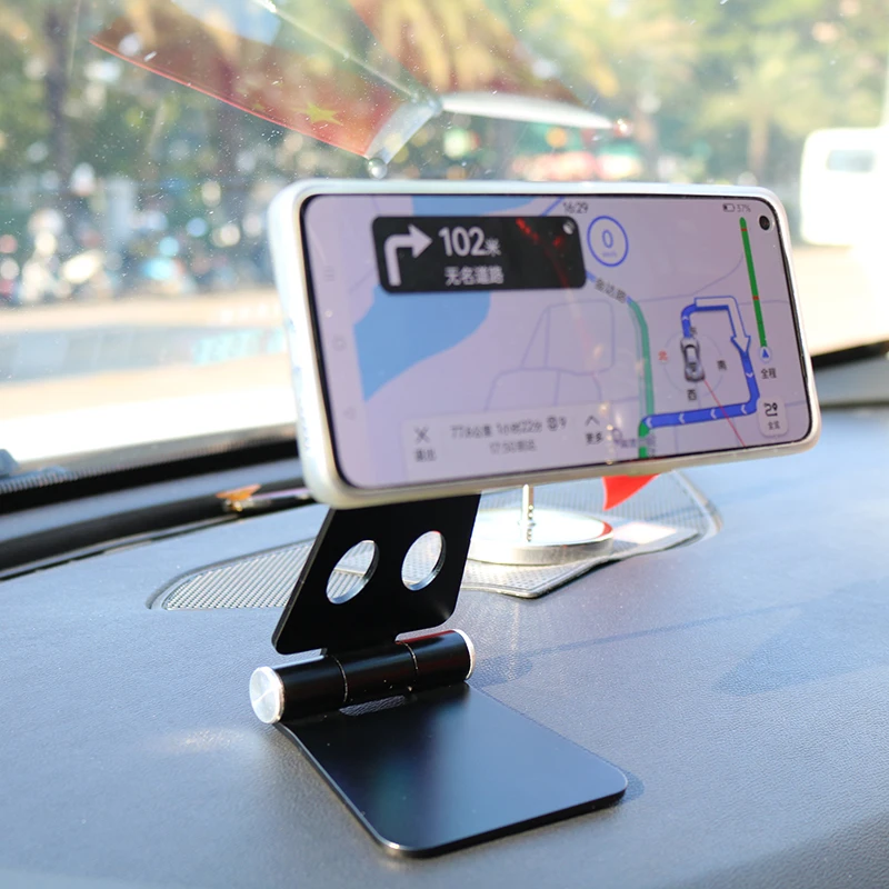 

Magnetic Folding Gravity Car Mount Mobile Phone Holder Desktop Portable Cellphone Tablet Stand Factory Custom
