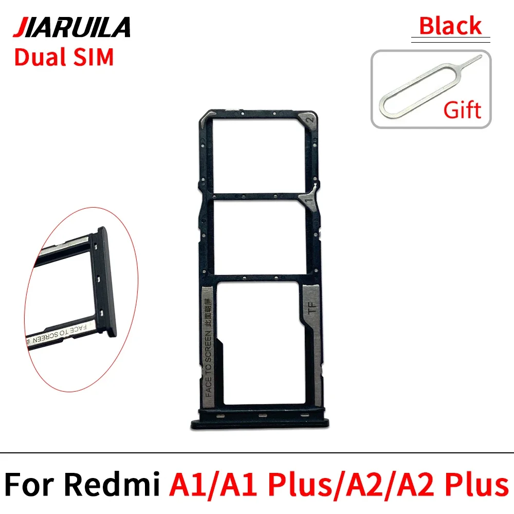 Tiroir Carte SIM Double Pour Xiaomi Redmi A1 - Bleu - Neuf GLOBALSTOCK - Compatible Universel