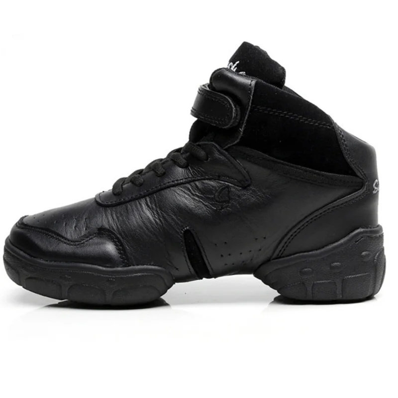 

Women Canvas Sneakers Jazz Dance Shoes Genuine Leather Soft Sole Aerobics Girls Fitness Practice Teacher's Modern Dancing Shoes