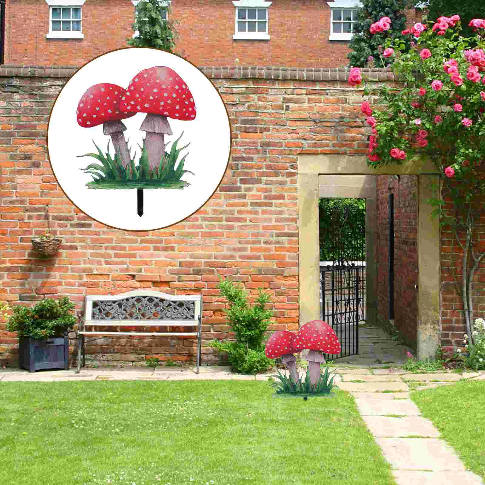 

Plant Flower Lawn Cuttings Emblems Outdoor Ground Ornaments