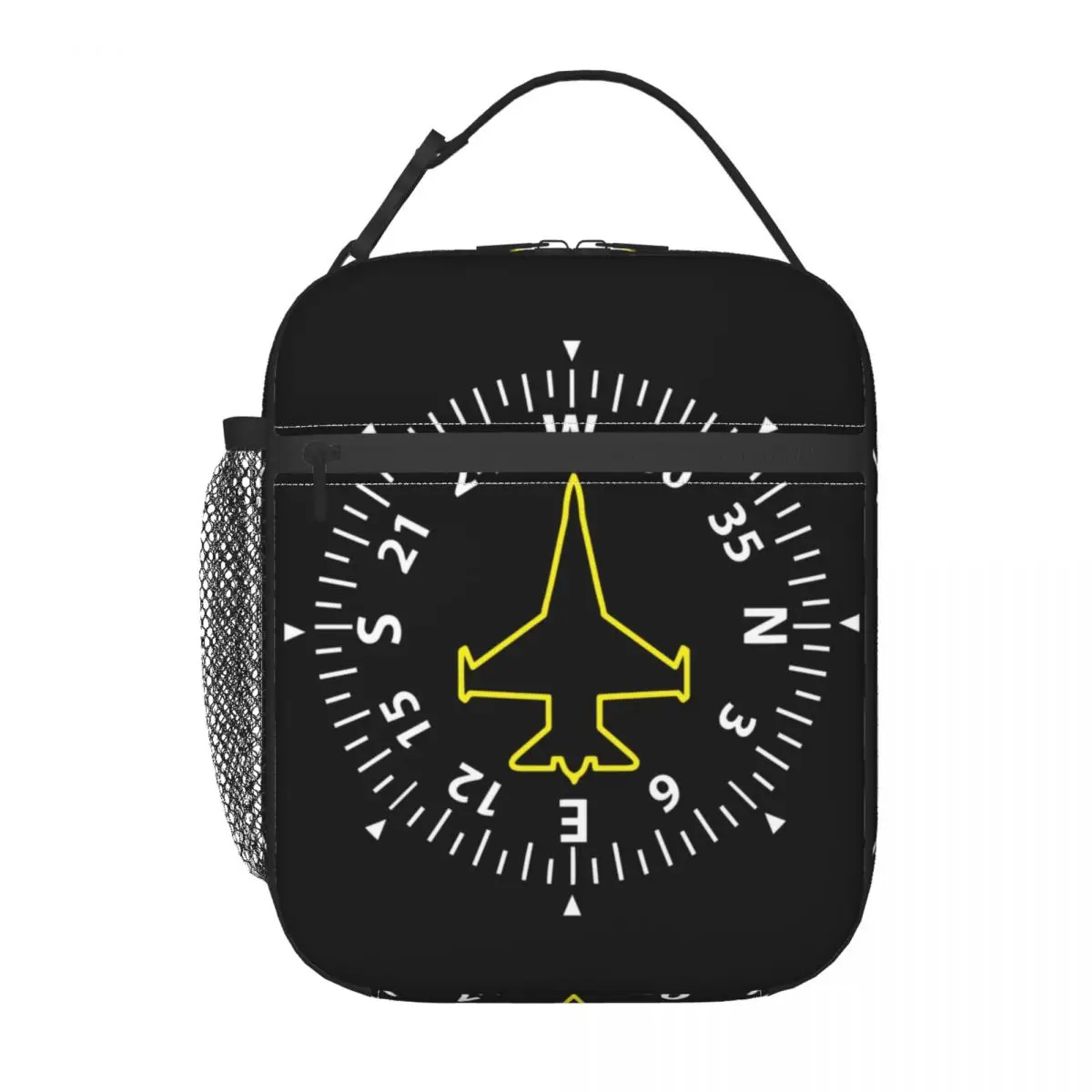 

Jet Fighter Pilot Thermal Insulated Lunch Bag Women Aviation Airplane Aviator Resuable Lunch Container Multifunction Food Box