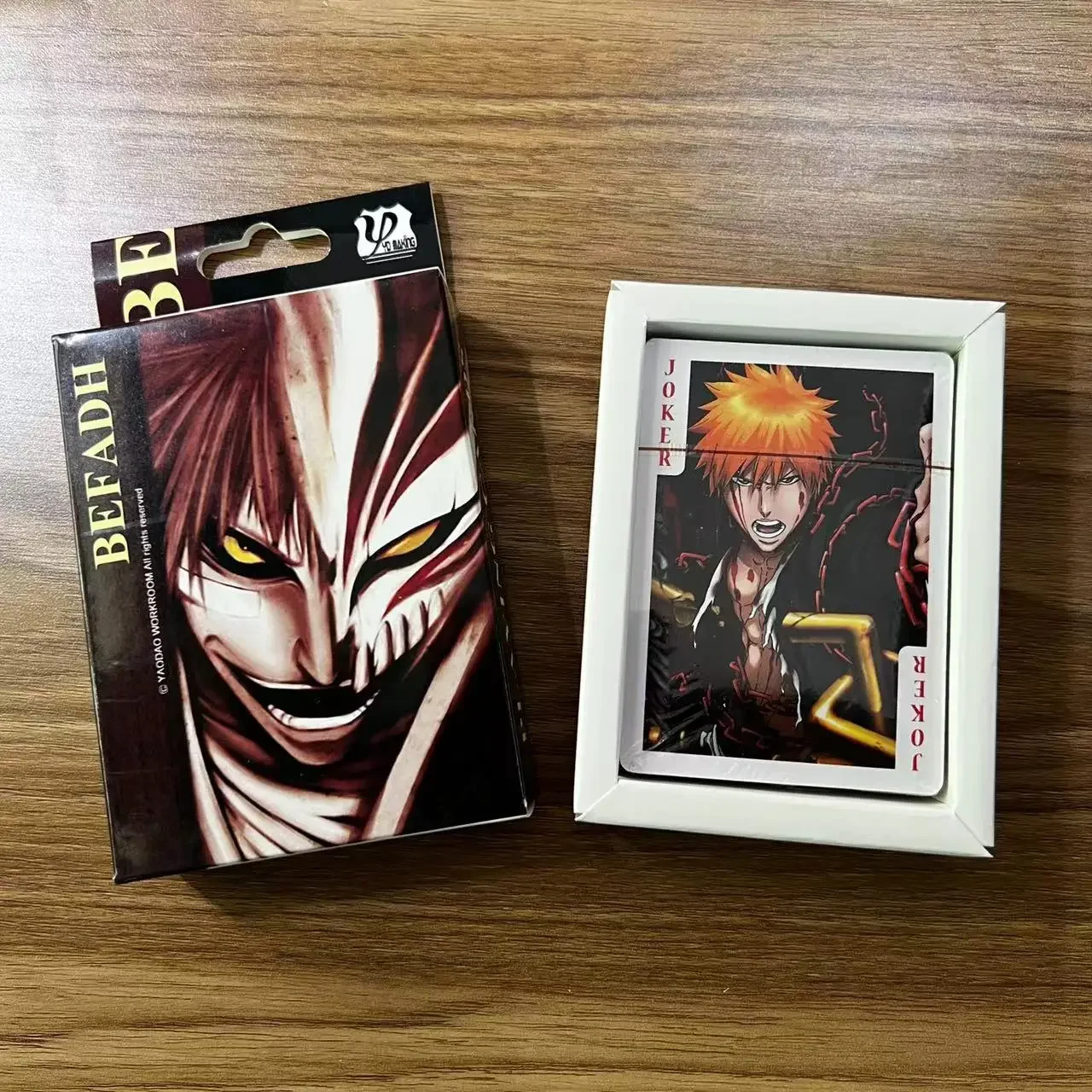 54pcs Cards Anime Bleach Poker Cards Cosplay Board Game