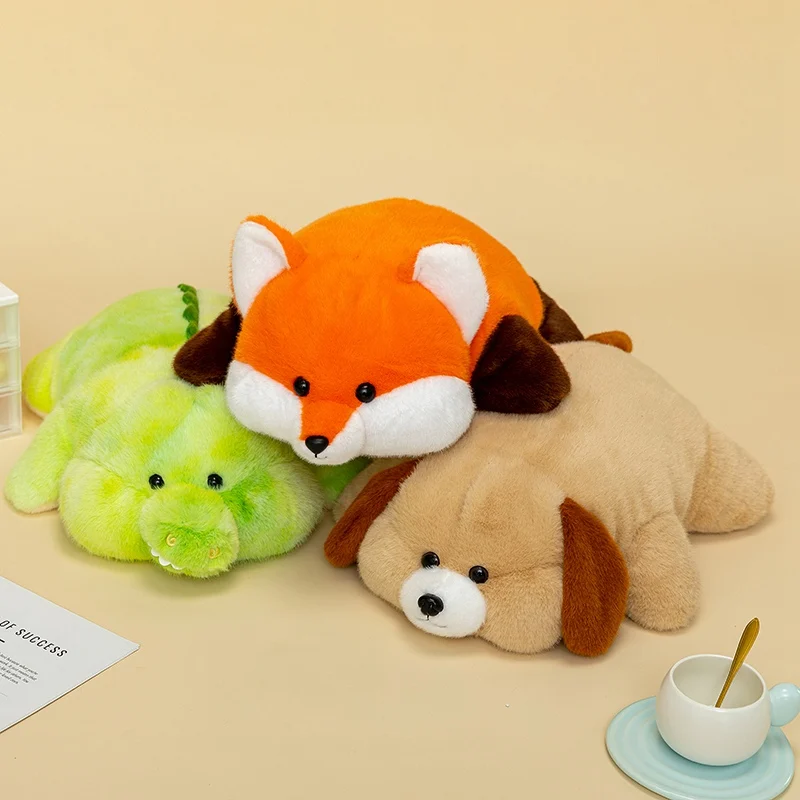 Cute Fox Raccoon Plush Toy Stuffed Animals Soft Fluffly Plushies Dolls Pillow Kids Toys Gift for Boys Christmas home Girls