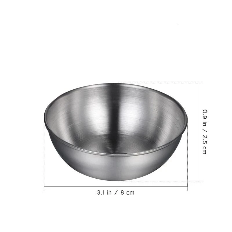 Stainless Steel Dipping Bowl for Sauces and Appetizers