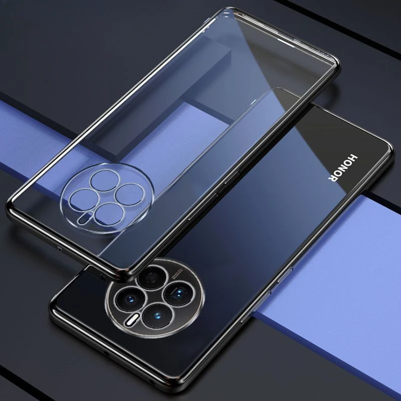 Electroplating Silicone Soft Shell Phone Case with All-Inclusive Lens Protection