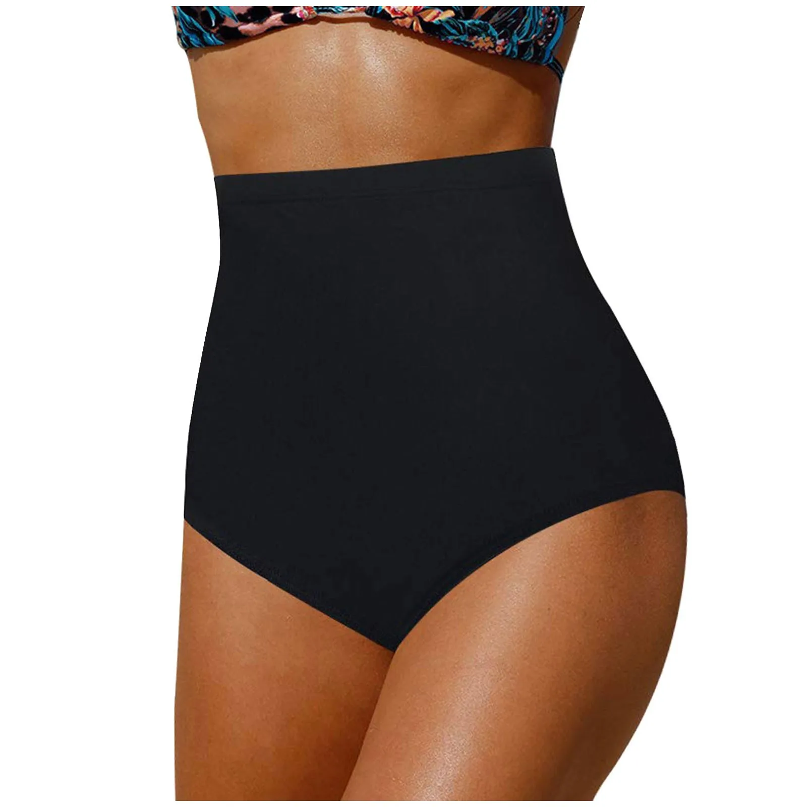 Bikini Bottoms For Women High Waisted Swim Trunks Bikini Tankini Swimsuit Bottoms Full Coverage Swimming Bottom Summer Beachwear