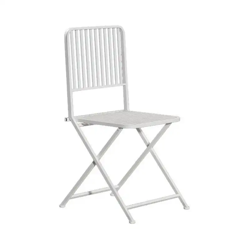 屋外パティオ用鉄製折りたたみ式リラクゼーションテーブル、カフェ、椅子セットエリア、理想的なパティオチェアセット用家具