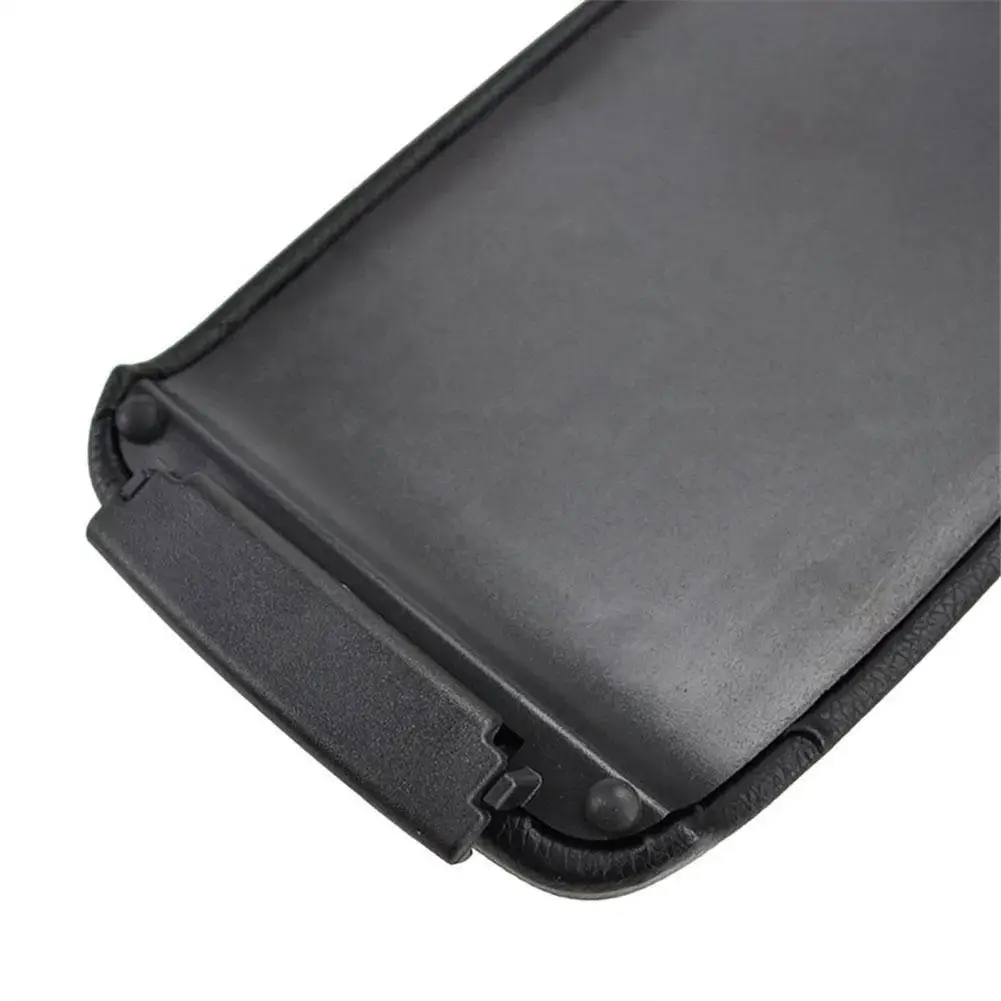Schwarzes leder auto armlehne mittel konsole pu leder deckel für audi a3 8p 2003-2012 armlehne ersatz auto zubehör – Detail 7
