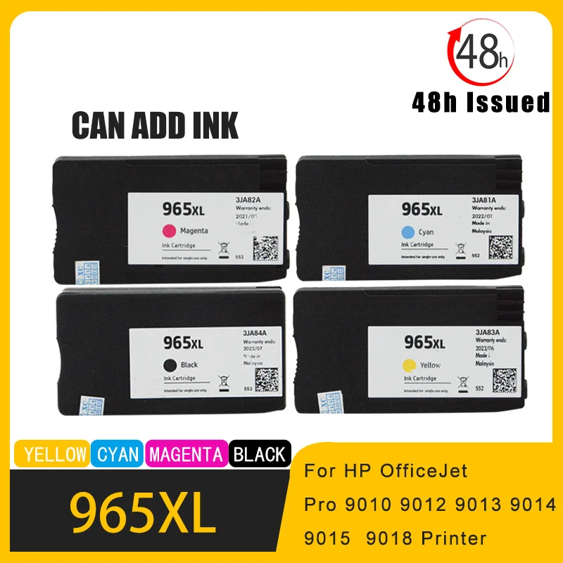 

Оригинальный сменный чернильный картридж для HP OfficeJet Pro 9010 9012 9015 9016 9020 9025 9026