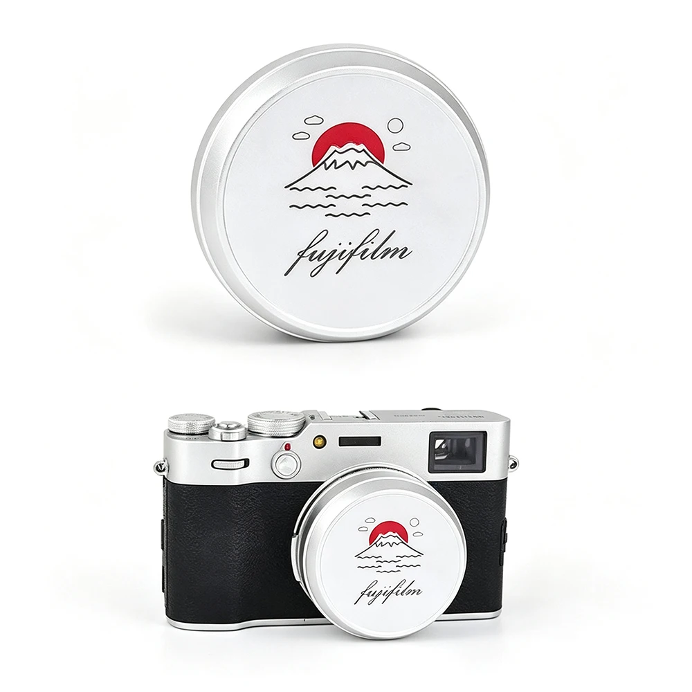 Premium Aluminum Camera Lens Cap with EVA Soft Lining - Fuji Accessories