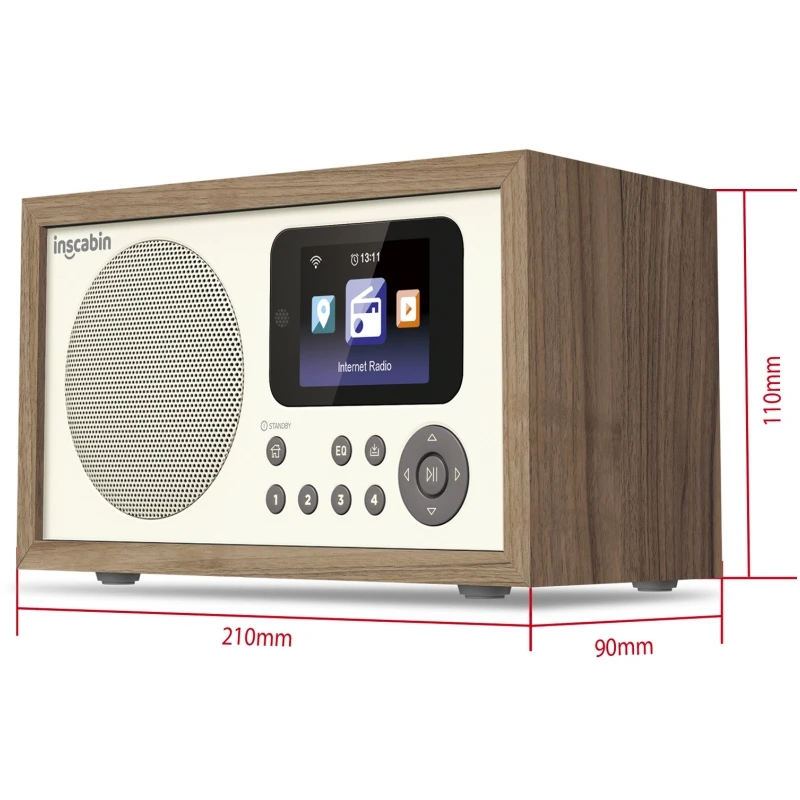 Radio Digital con WiFi para el hogar, reproductor MP3 con