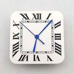 Stainless Steel 37mm Men's Watch Case with Mineral Glass - NH35 Mechanical Automatic Movement Accessory (Dial and hands-1)