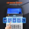 Commercial Ice Maker Machine 200LBS/24H, 710W Stainless Steel Ice Machine with 55LBS Storage Capacity, 90 Ice Cubes Ready 2