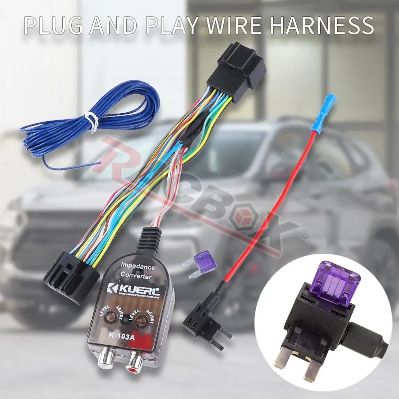 Factory Radio Add A Subwoofer Amplifier Harness For Chevy GMC Cadillac Plug&Play Easy Install Replace Supplies Car Accessories