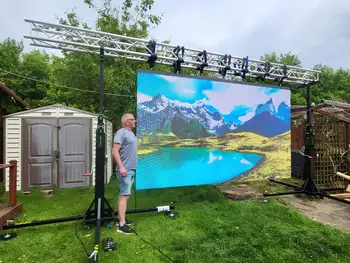 3.5x2m 11.5x6.56ft P2.604 Rental LED Screen Cabinet 500x1000mm Outdoor Waterproof HD Video Wall For Stage Events