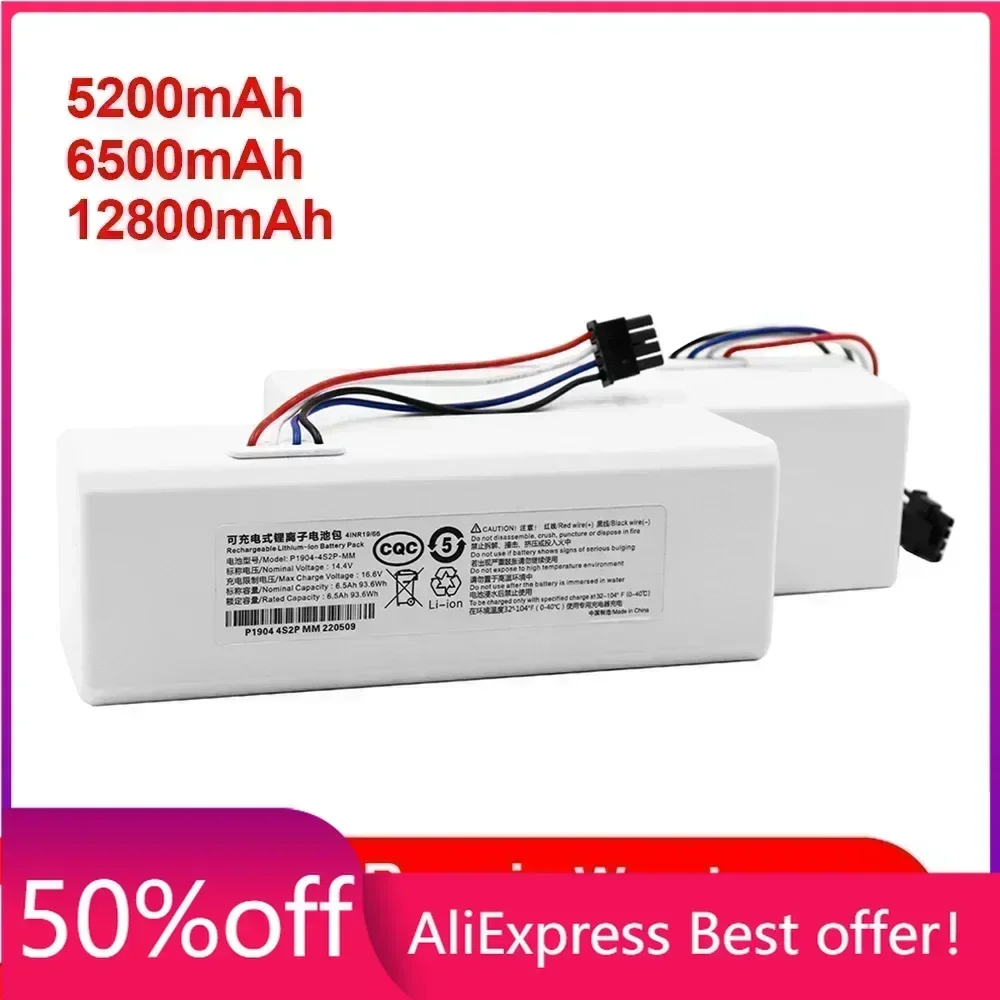 

for Xiaomi Robot Battery 1C P1904-4S1P-MM Mijia Mi Vacuum Cleaner Sweeping Mopping Robot Replacement Battery G1