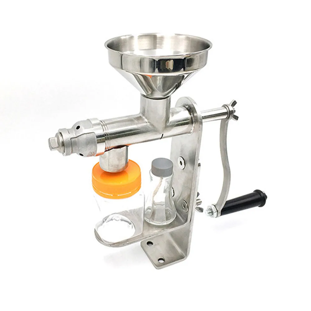 New Hand-cranked Small Oil Press Household Non-electric Smart Household Oil Press Non-automatic Hot And Cold Oil Press