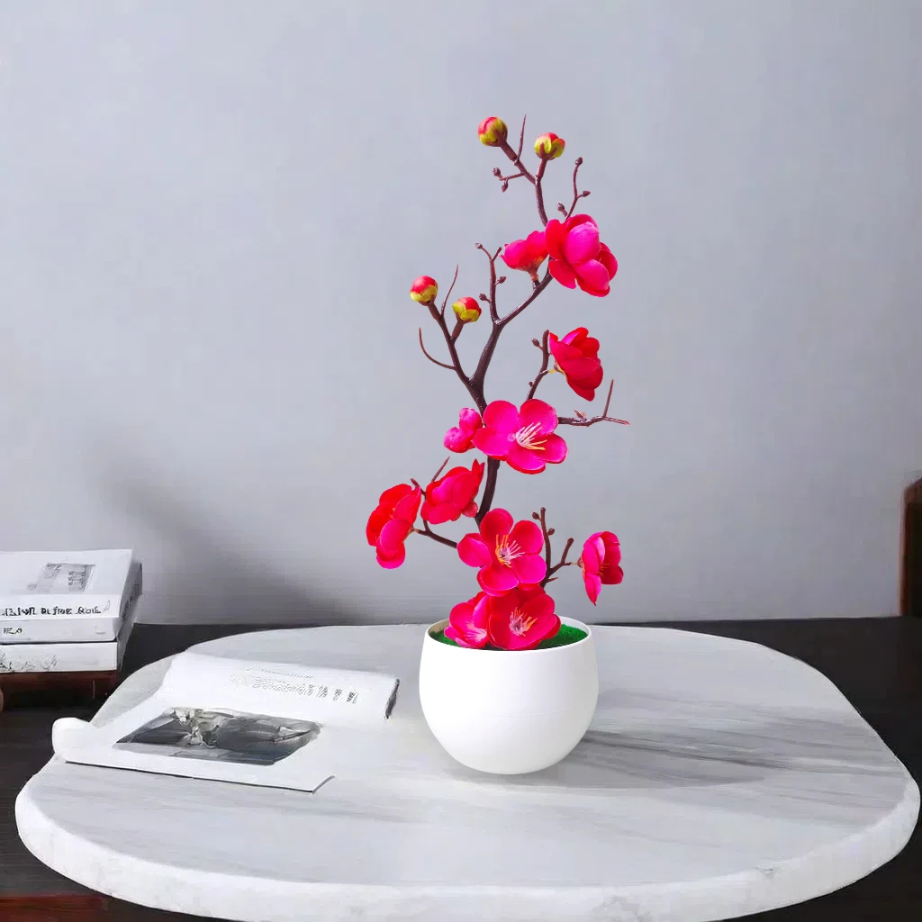 30 cm künstliche Pflanzen Bonsai kleiner Baum Simulation Topfpflanzen gefälschte Blumen Tisch Topf Ornamente Heimdekoration Hotel Garten – Detail 10