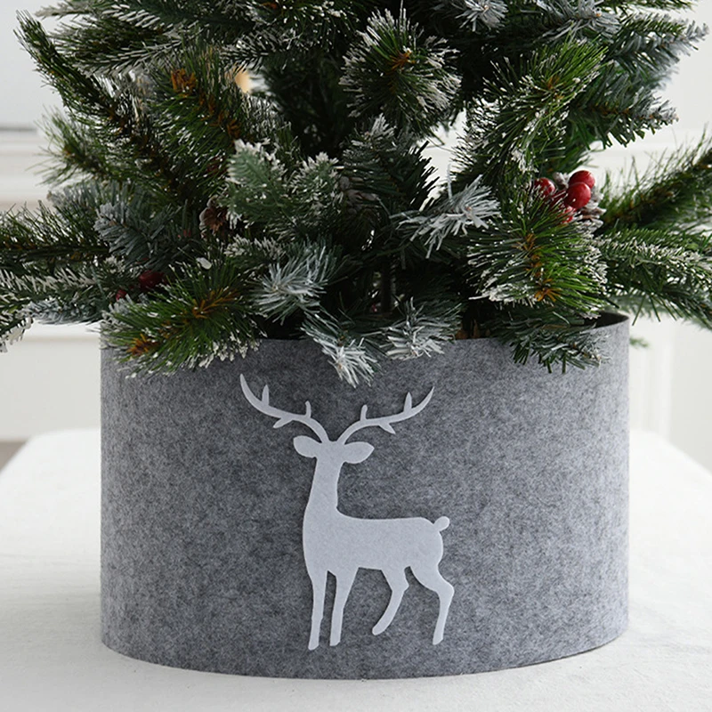 

Christmas Tree Skirt Christmas New Year Home Decoration Soft Xmas Tree Cover