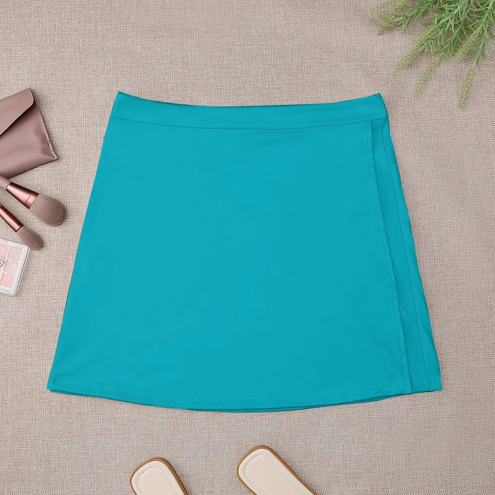 Scuba Blue | Color Trends | Spring Summer 2015 | Solid Colors | Fashion Colors | Mini Skirt women clothes summer clothes