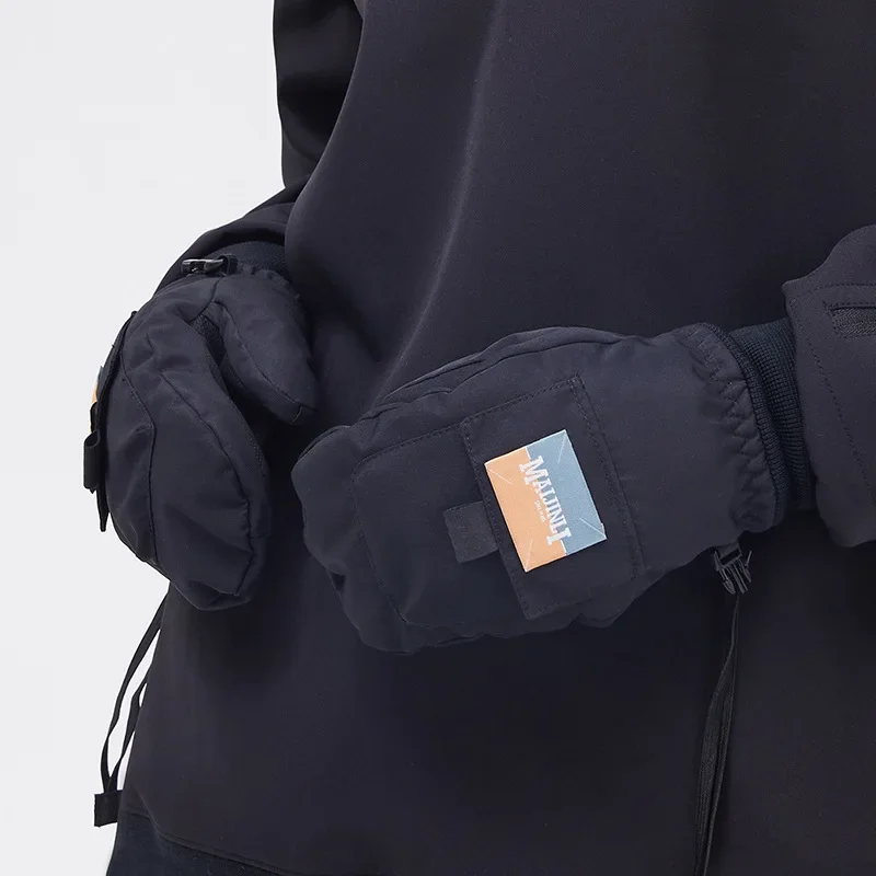 2024 Winter Man Cycling Mittens Waterproof Sports Women Ski Gloves Outdoor Mountain Men Snow Glove Warm Female Mitten Clothes