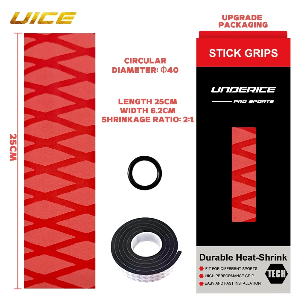 Hockey Tape Ice Hockey Stick Heat Shrinkable Sleeve Non-Slip for Training Badminton Street Ball Accessories