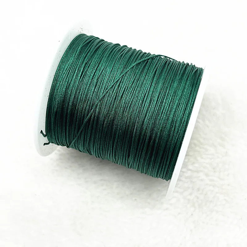 Heißer Verkauf: 30M/Rolle 0,4mm Nylonfaden für chinesische Knoten, Makramee-Schnur, Armband- und Quastenfaden zum Selbermachen – Detail 10