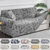 1pc Flower Printed Elastic Sofa Cover Antidirty Spandex Sofa Cover Furniture Protector for Bedroom Office Living Room Home Decor 1