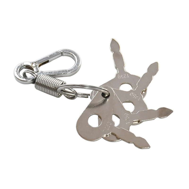 4Pcs Ignition Key T250 Compatible with JCB Compatible with New Holland Massey Ferguson Bosch