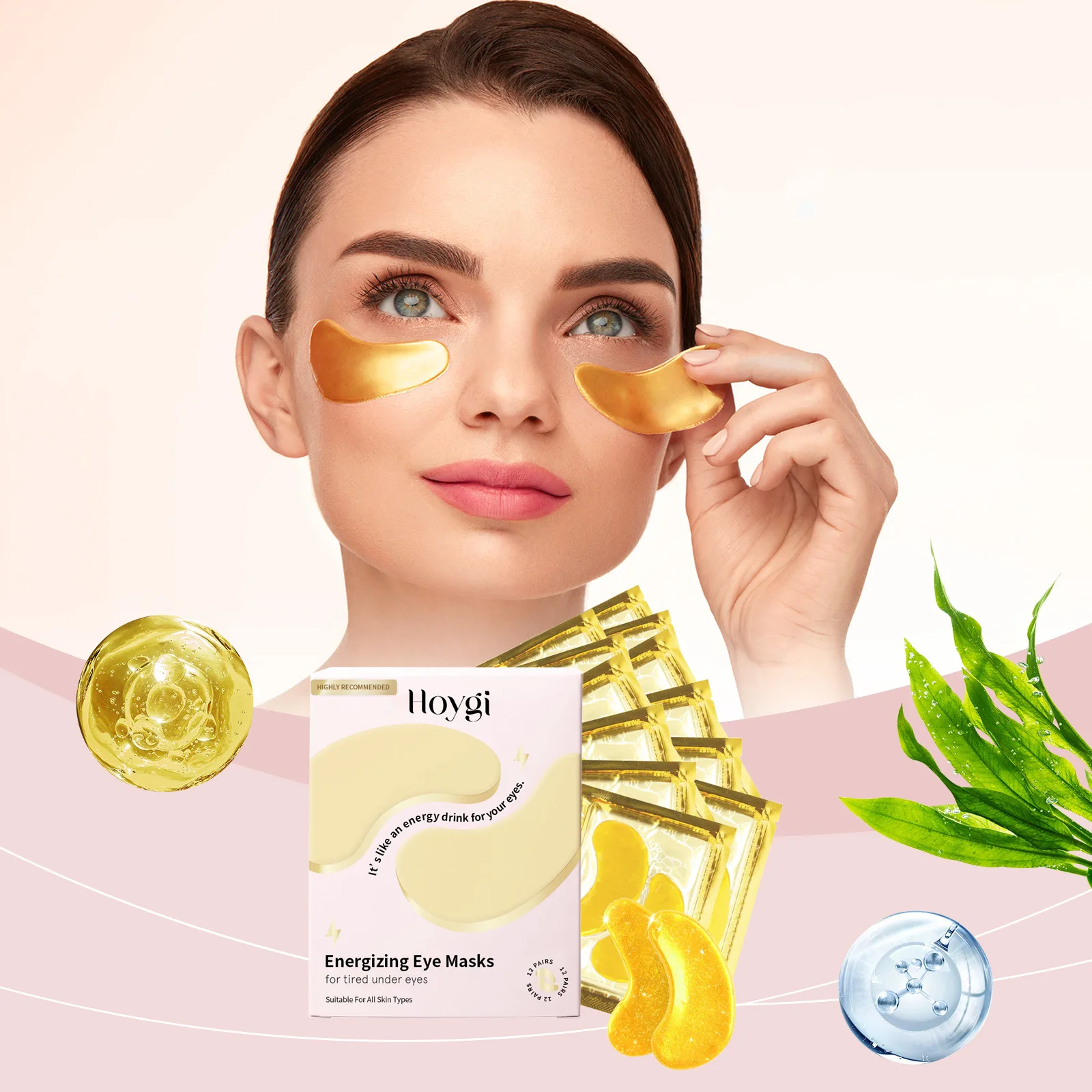 Crystal Eye Patches Anti Dark Circles Lifting Firming Eyes Bags Removal Fade Fine Lines Anti Wrinkle Aging Moisturizing Eye Mask 3