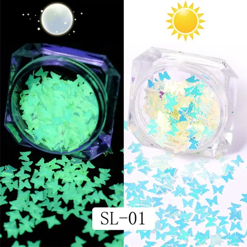 

Luminous Sequins for Halloween Makeup Body Glitter Stickers for DIY