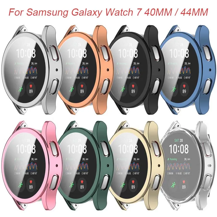 All-Around Protective TPU Watch Case with Screen Protector - Sleek Bumper Shell