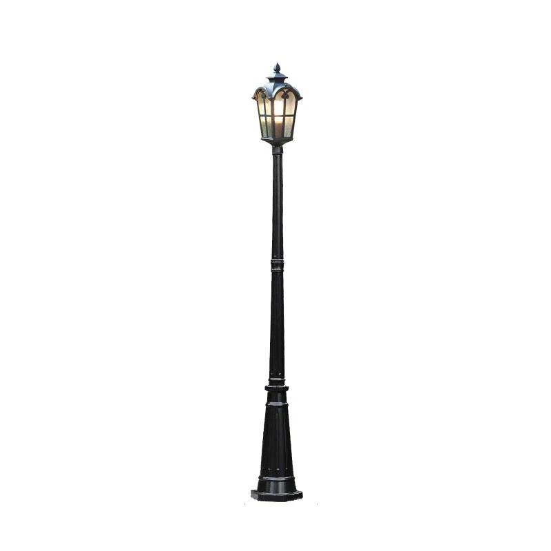 

(≈2.2M) European Style Retro Outdoor Courtyard Single Head Garden Villa Household Courtyard Outdoor Waterproof Led High Pole